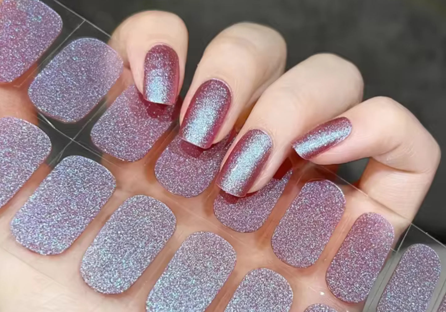 Glitter Borgogna