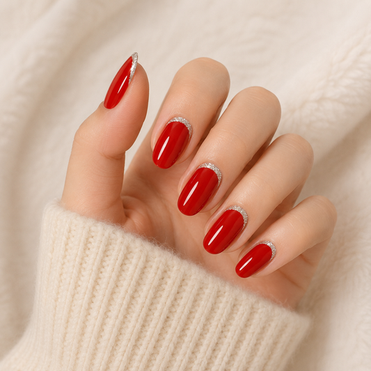 Linea glitter rossa